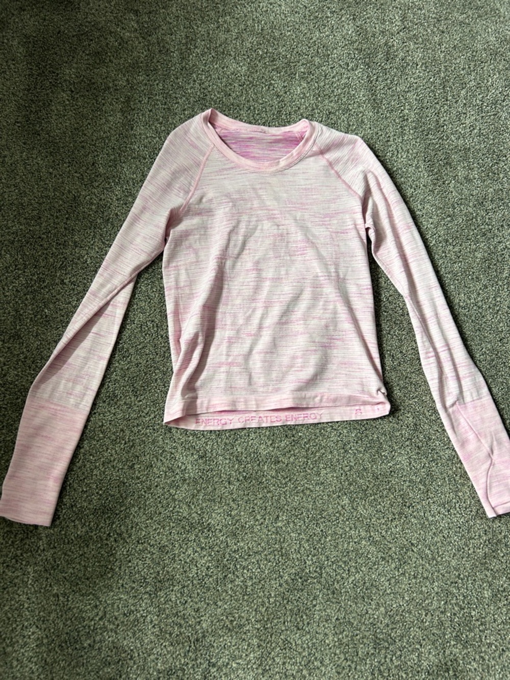 lululemon athletica Light Pink Long Sleeve Tee *viral
